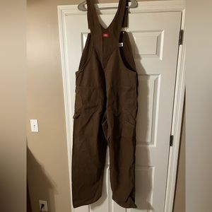 Dickies overalls- brown- size 36x32
